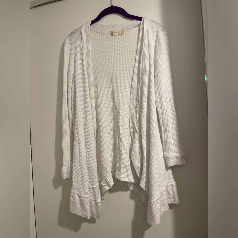 Altar'd State White Textured Cardigan